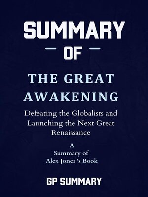 cover image of Summary of the Great Awakening by Alex Jones